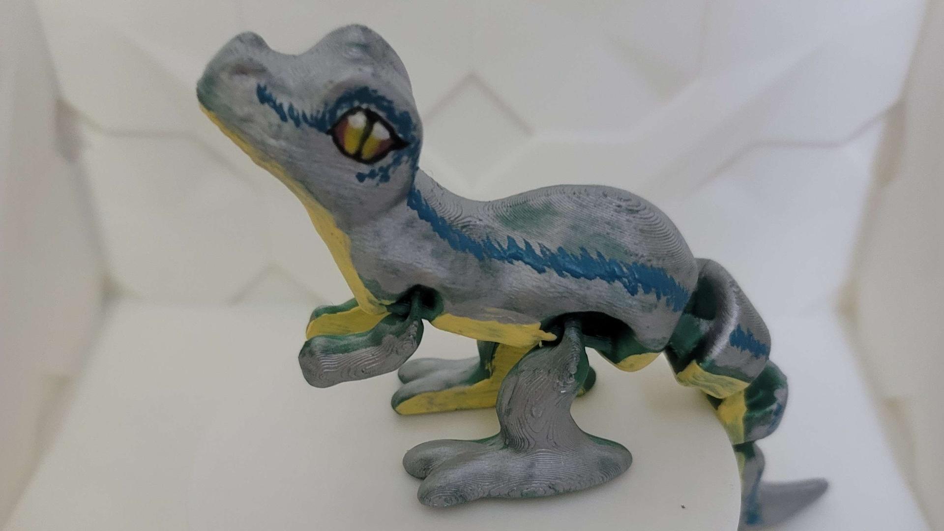 Cute Flexi Raptor 3d model