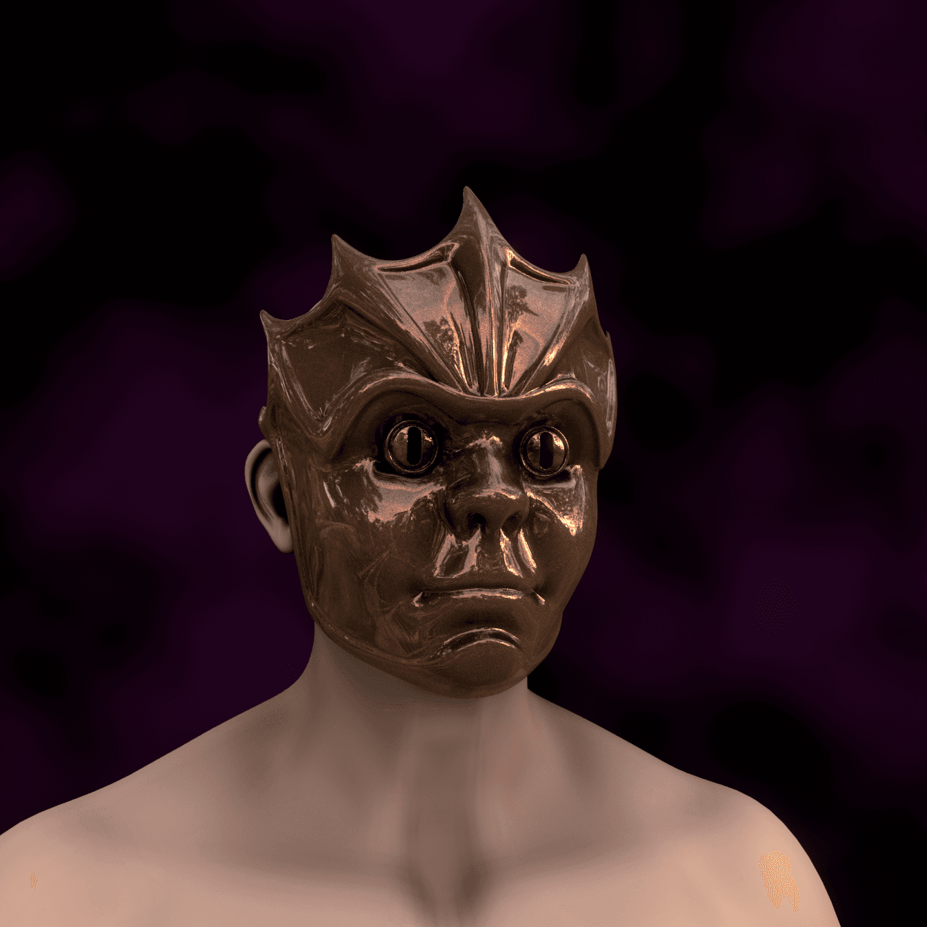 DEVILFOIL/MERREGON MASK BALDURS GATE 3 3d model