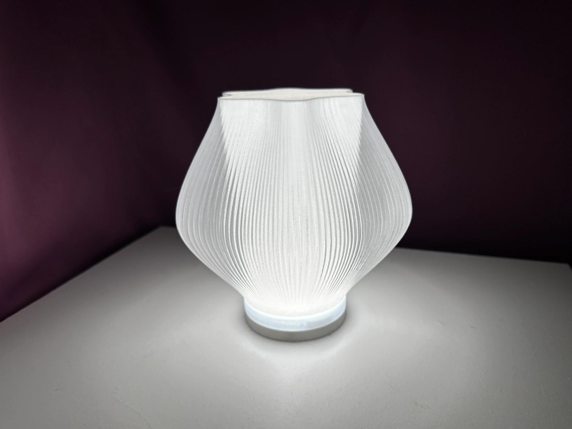 LOTUS lamp (Bambu kit001 & E14 base) 3d model