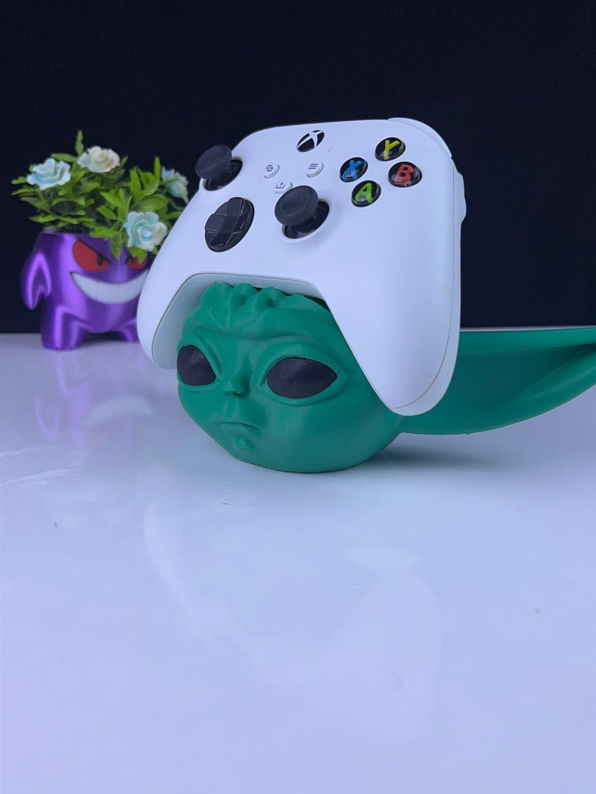 Baby Yoda Controller Holder 3d model