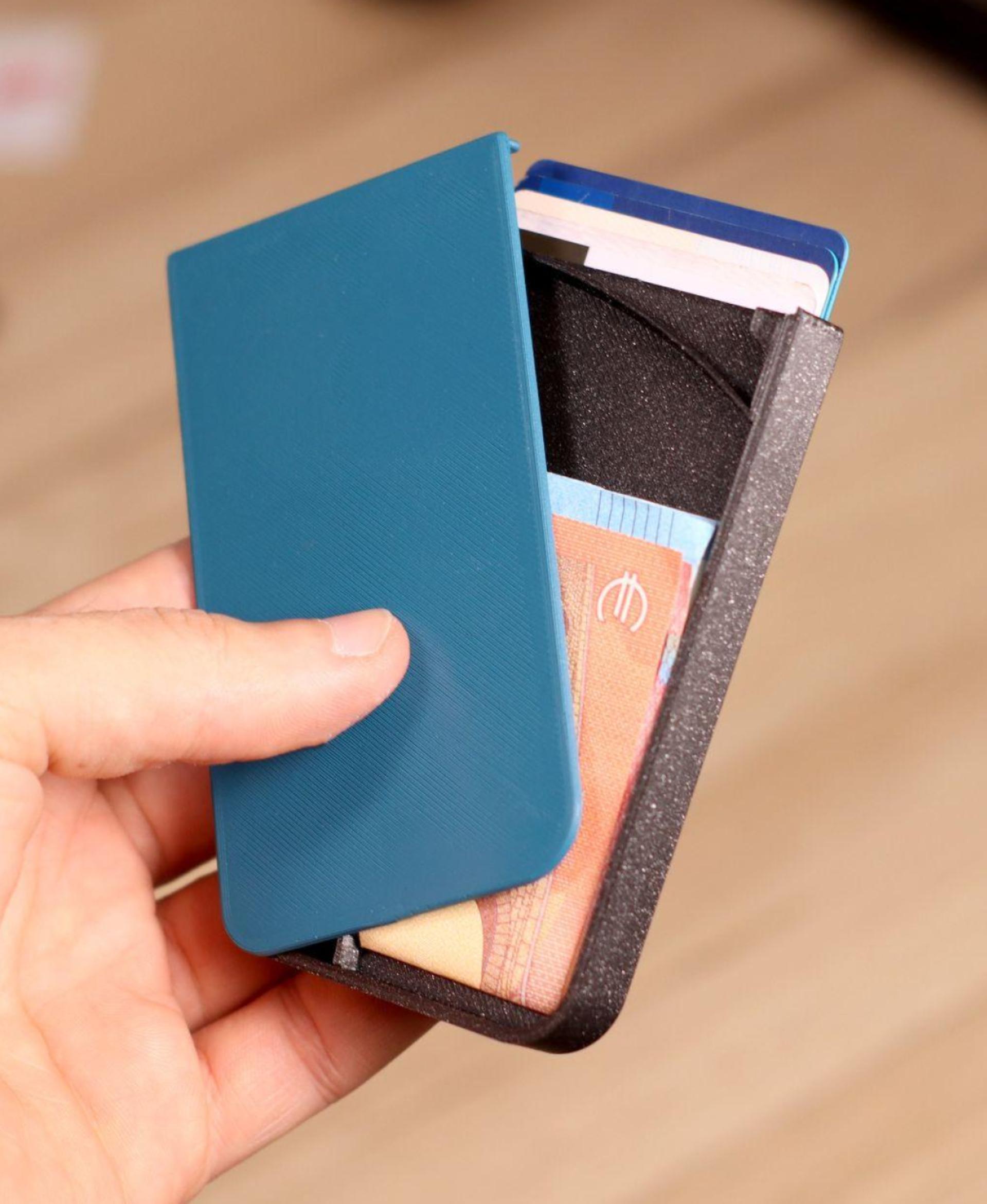 Maker Wallet - Fully 3D Printable - EDITABLE FILE 3d model