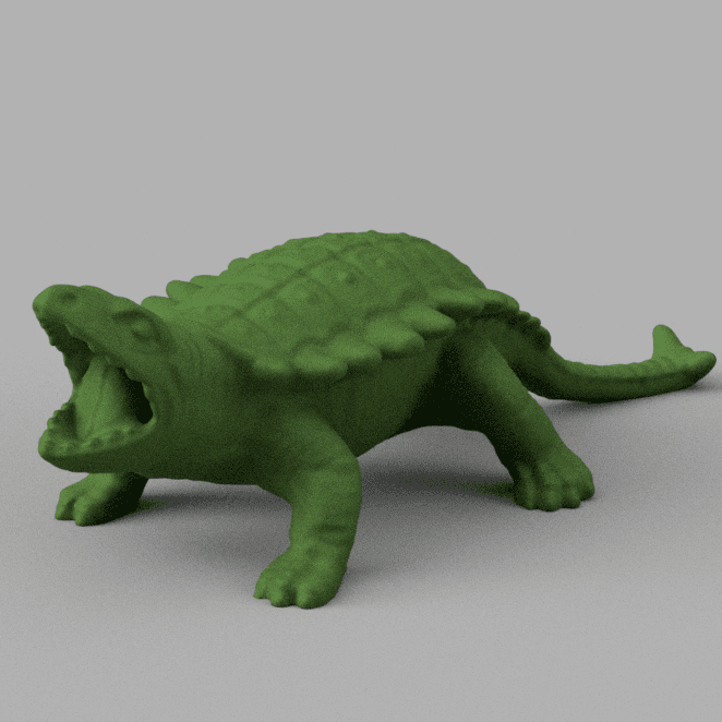 Dinosaur carapace 3d model