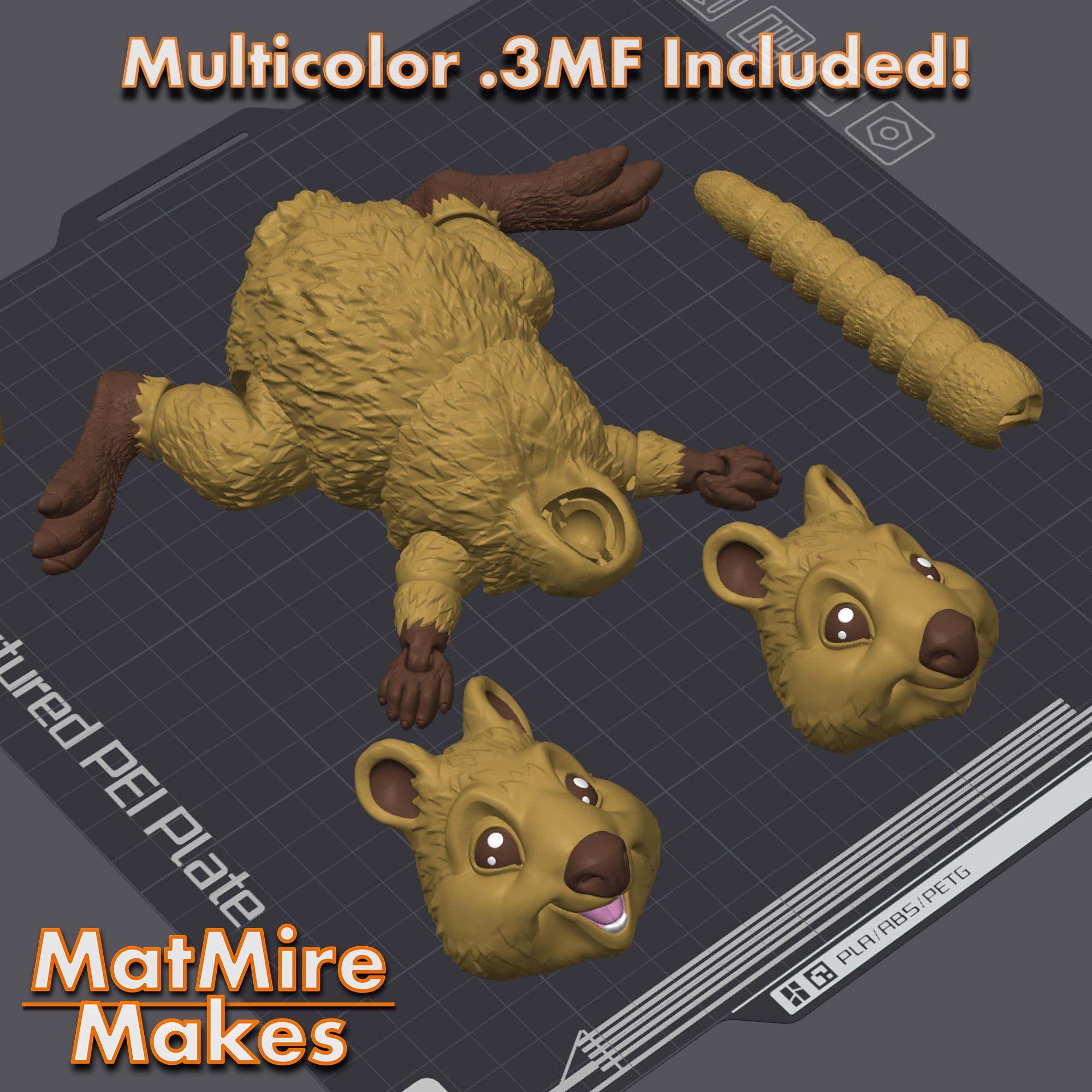 Quokka - Articulated Figure 3d model