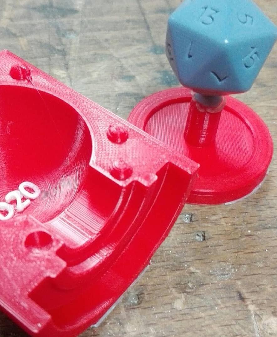 Dice Making Mold Jig 3d model