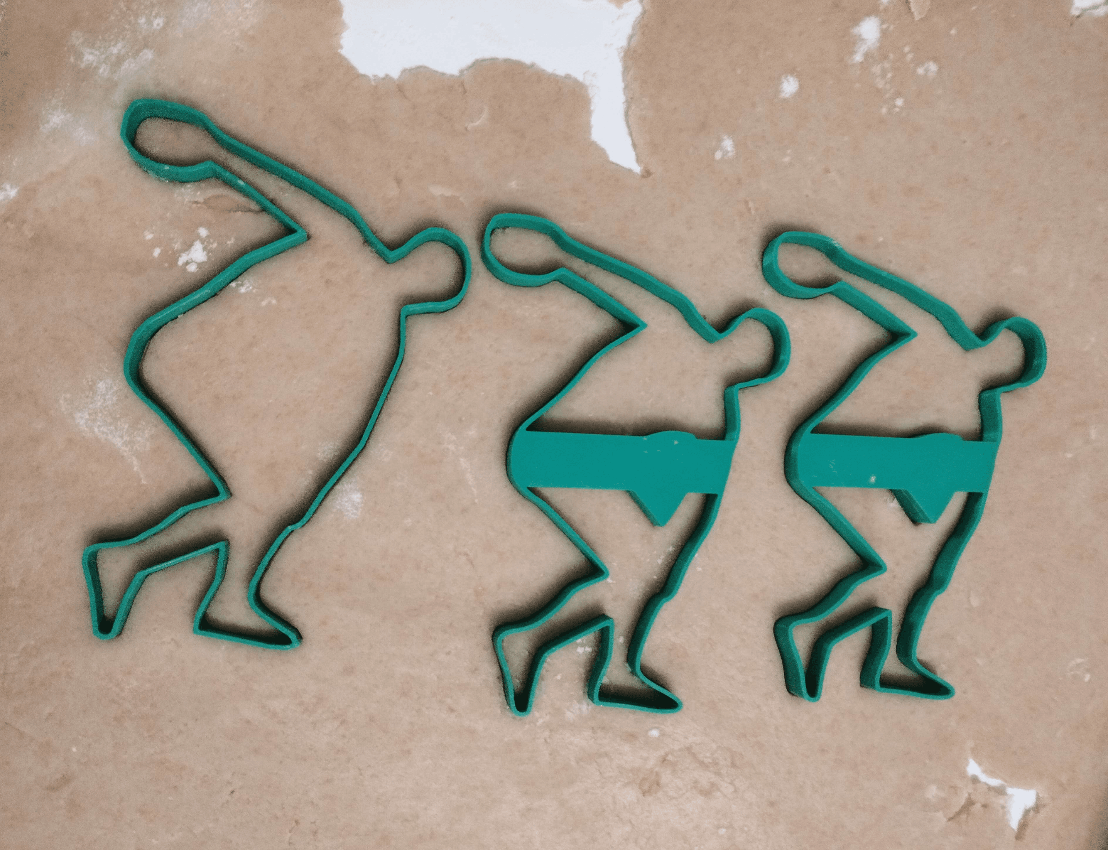 Discus Thrower - Cookie Cutter 3d model