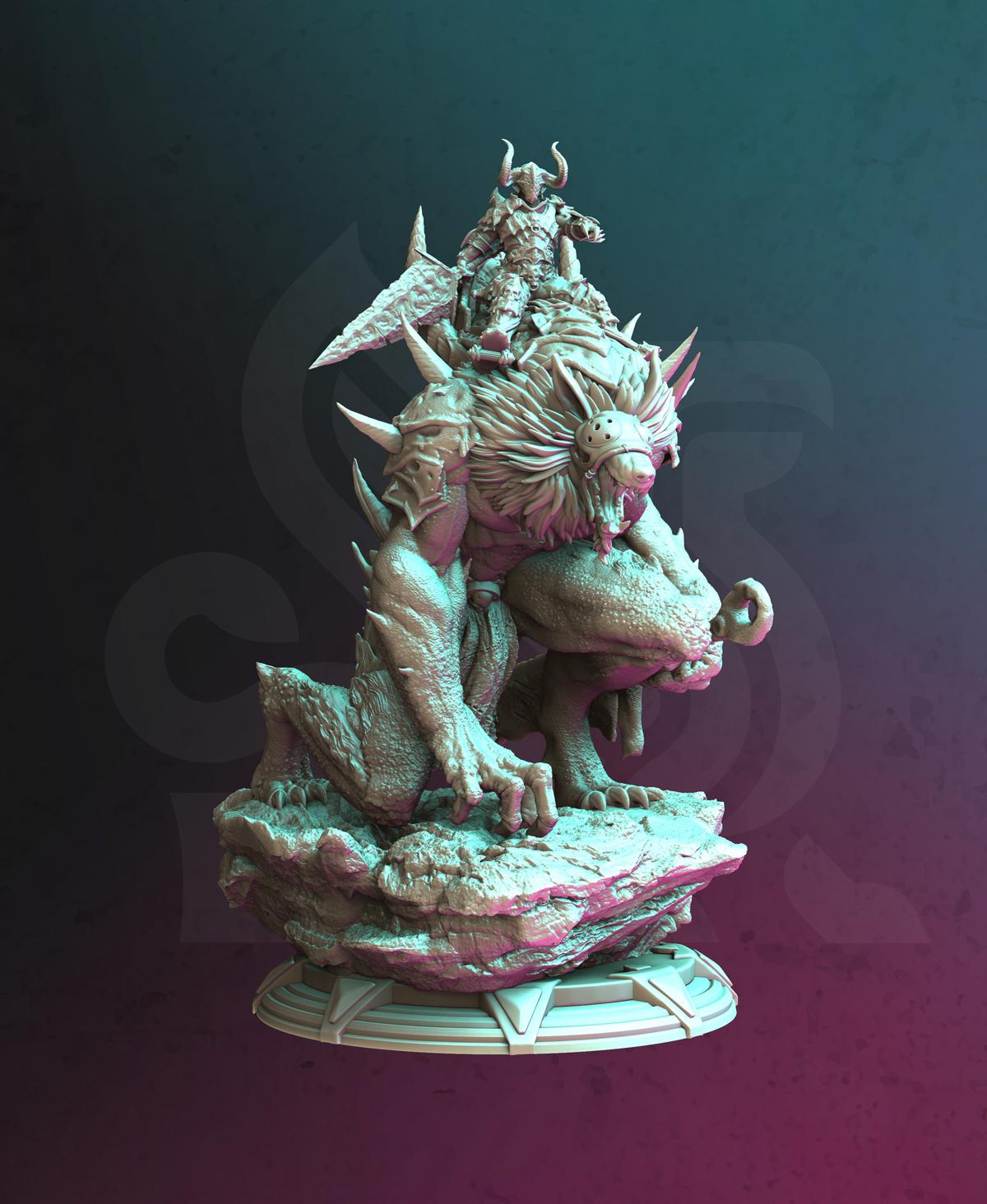 Werewolf Rider Morian 3d model