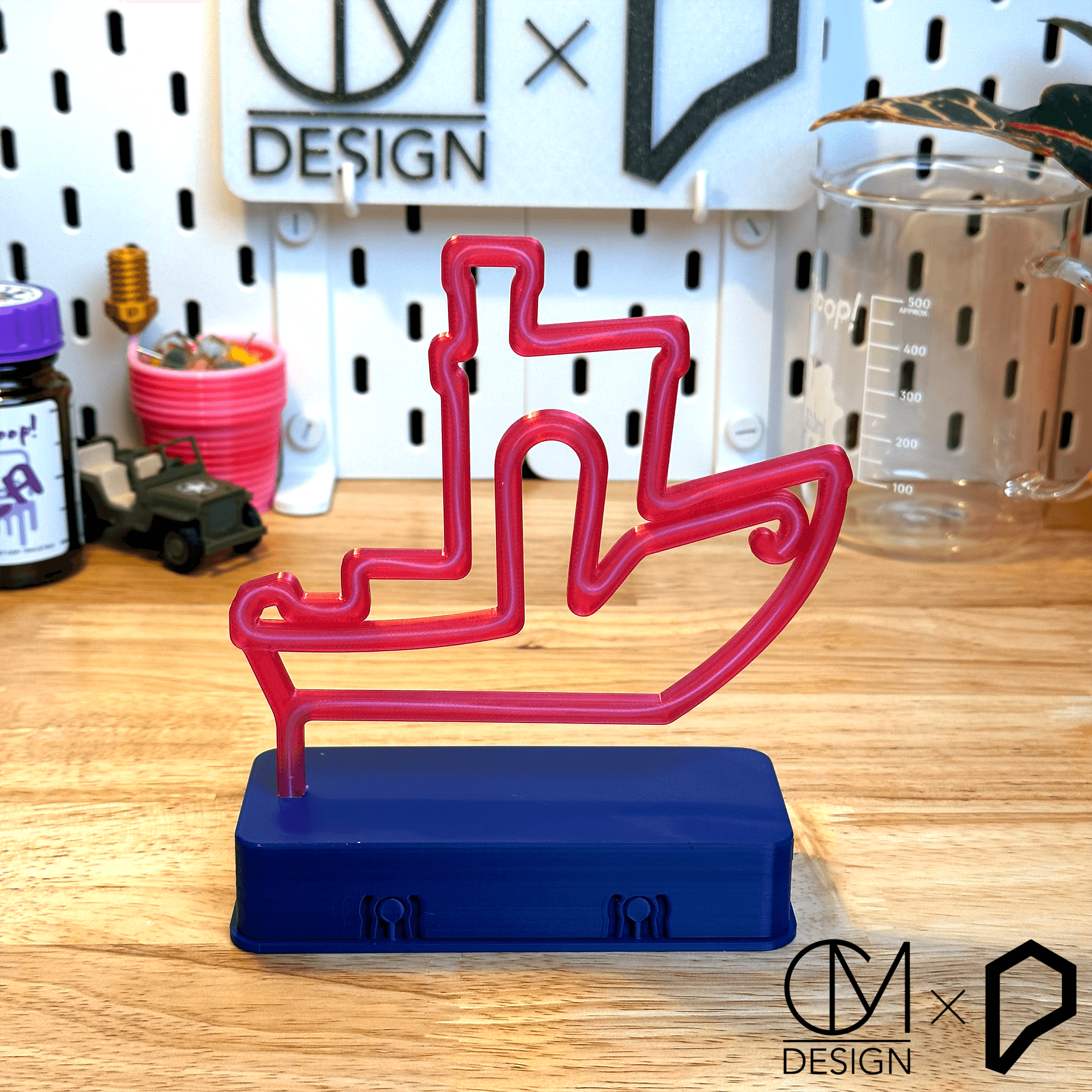 Neon Benchy 3d model