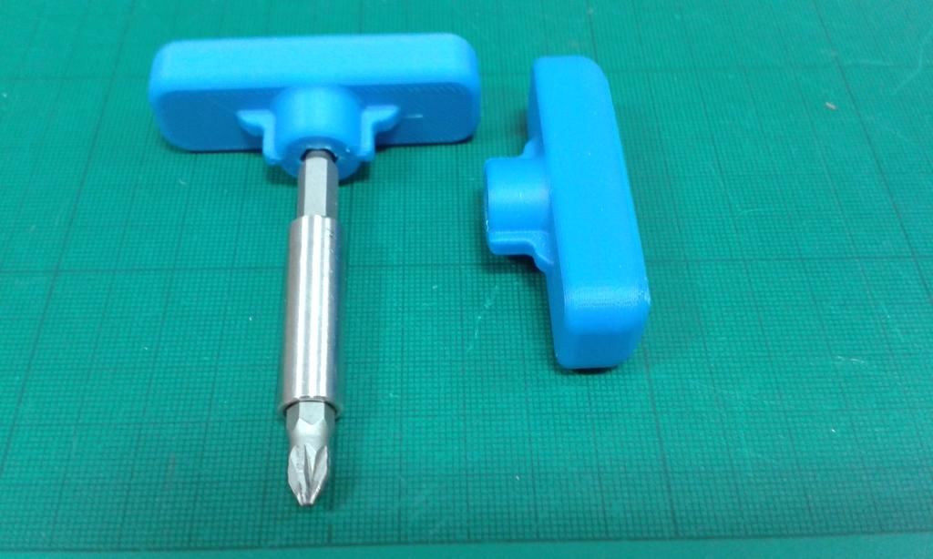 T Handle screwdriver 3d model