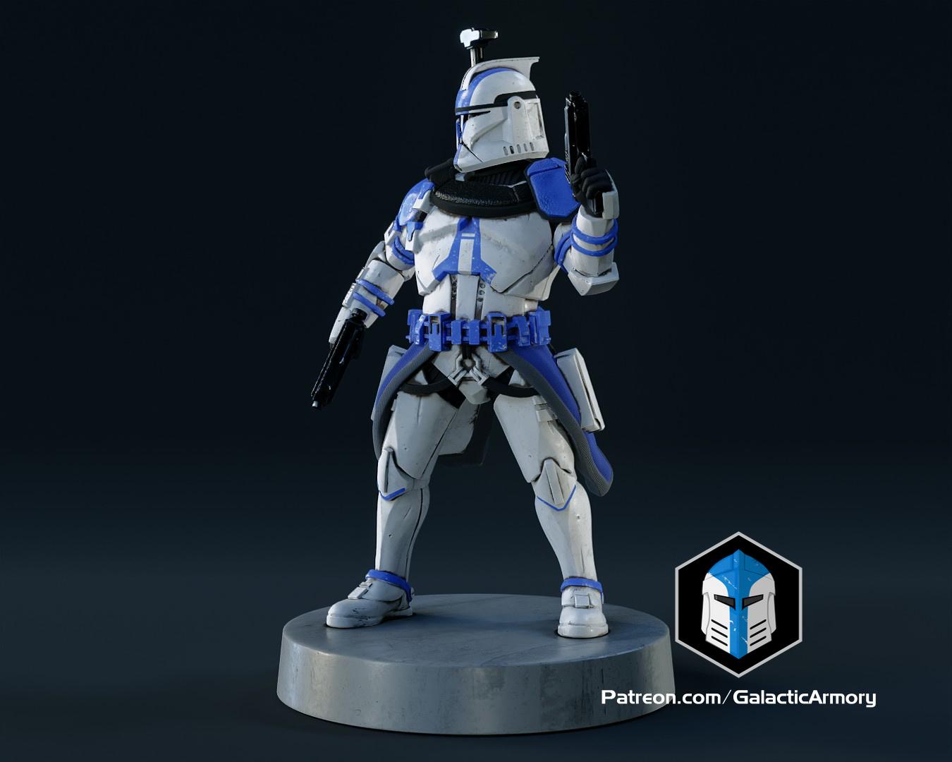 Clone Trooper Figurine - Officer 3d model