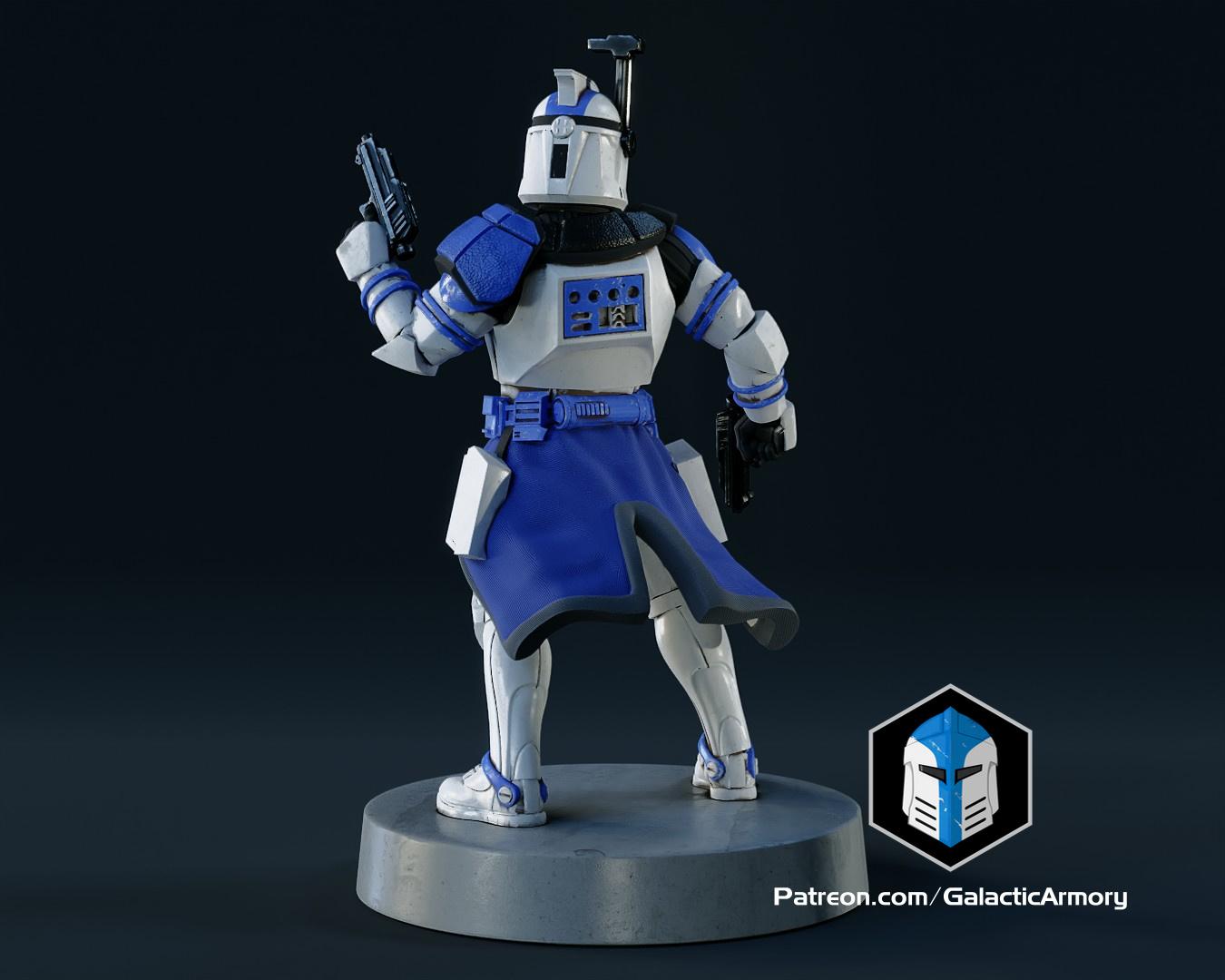 Clone Trooper Figurine - Officer 3d model