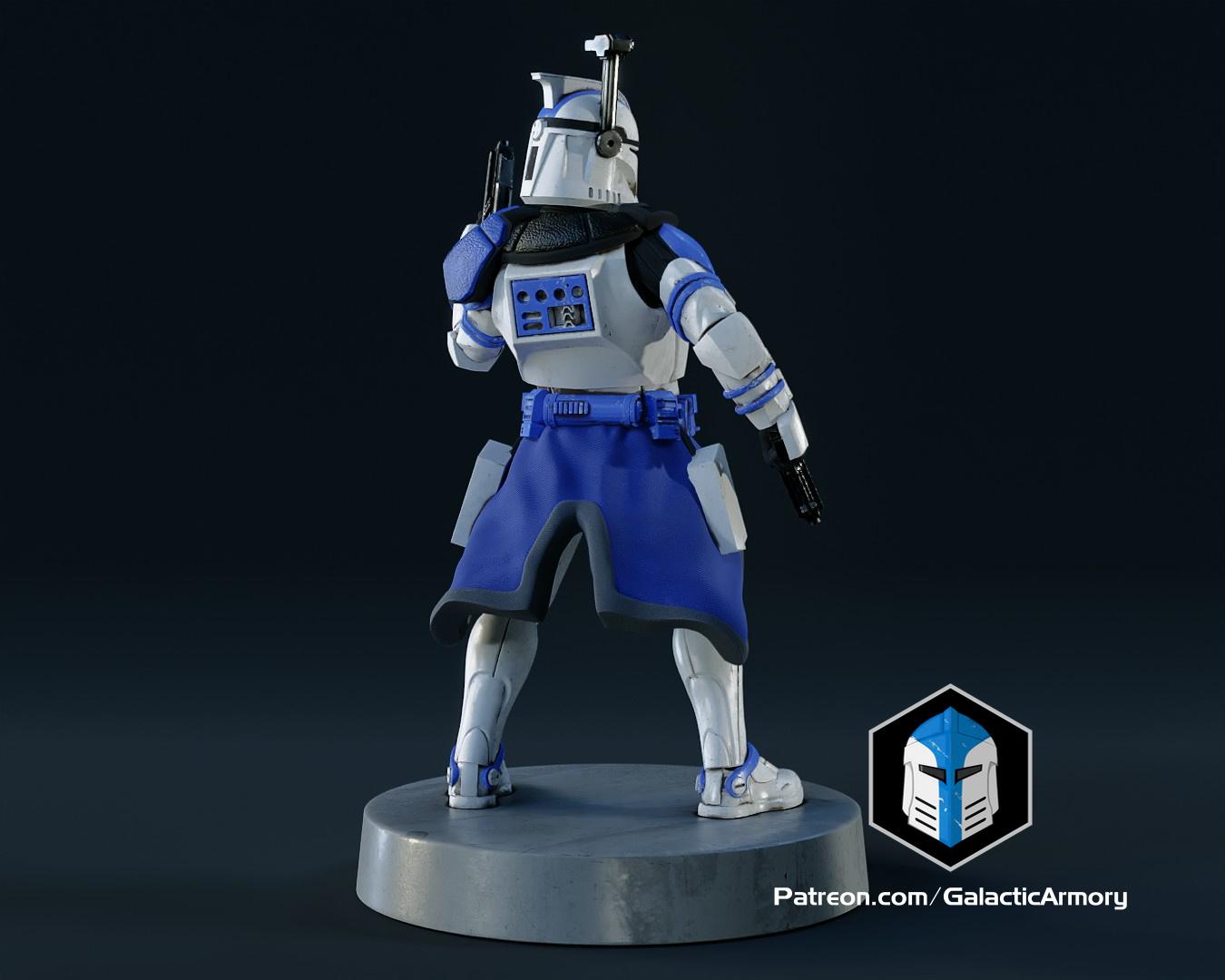 Clone Trooper Figurine - Officer 3d model