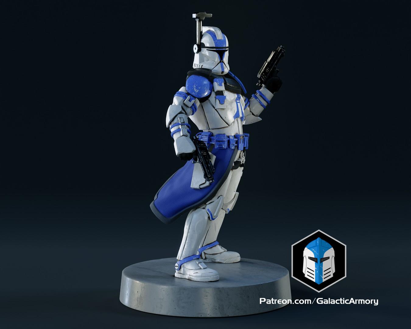 Clone Trooper Figurine - Officer 3d model