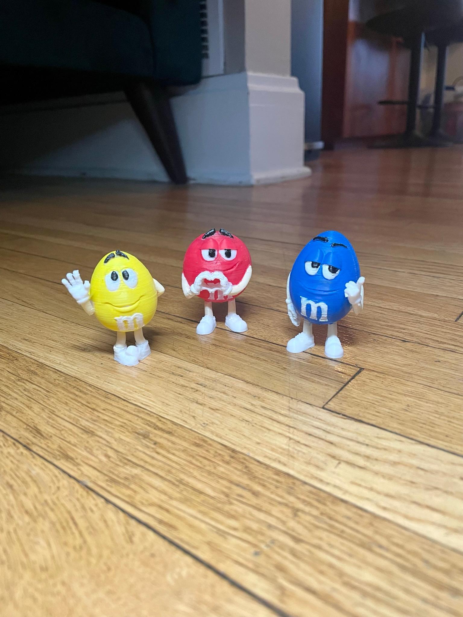 Red M&M  3d model