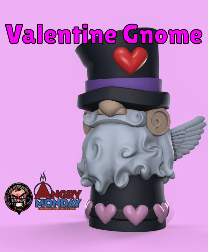 Valentine Gnome 3d model