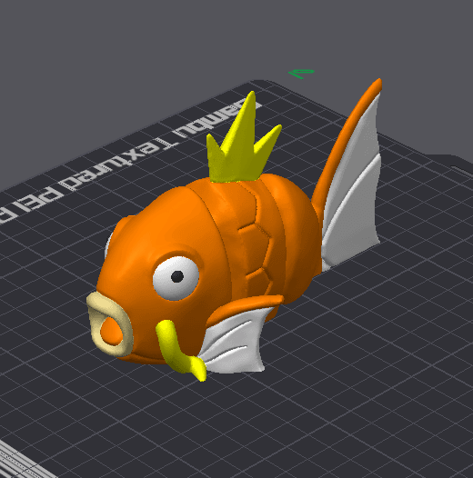 Articulating Magikarp - Pokemon 3d model