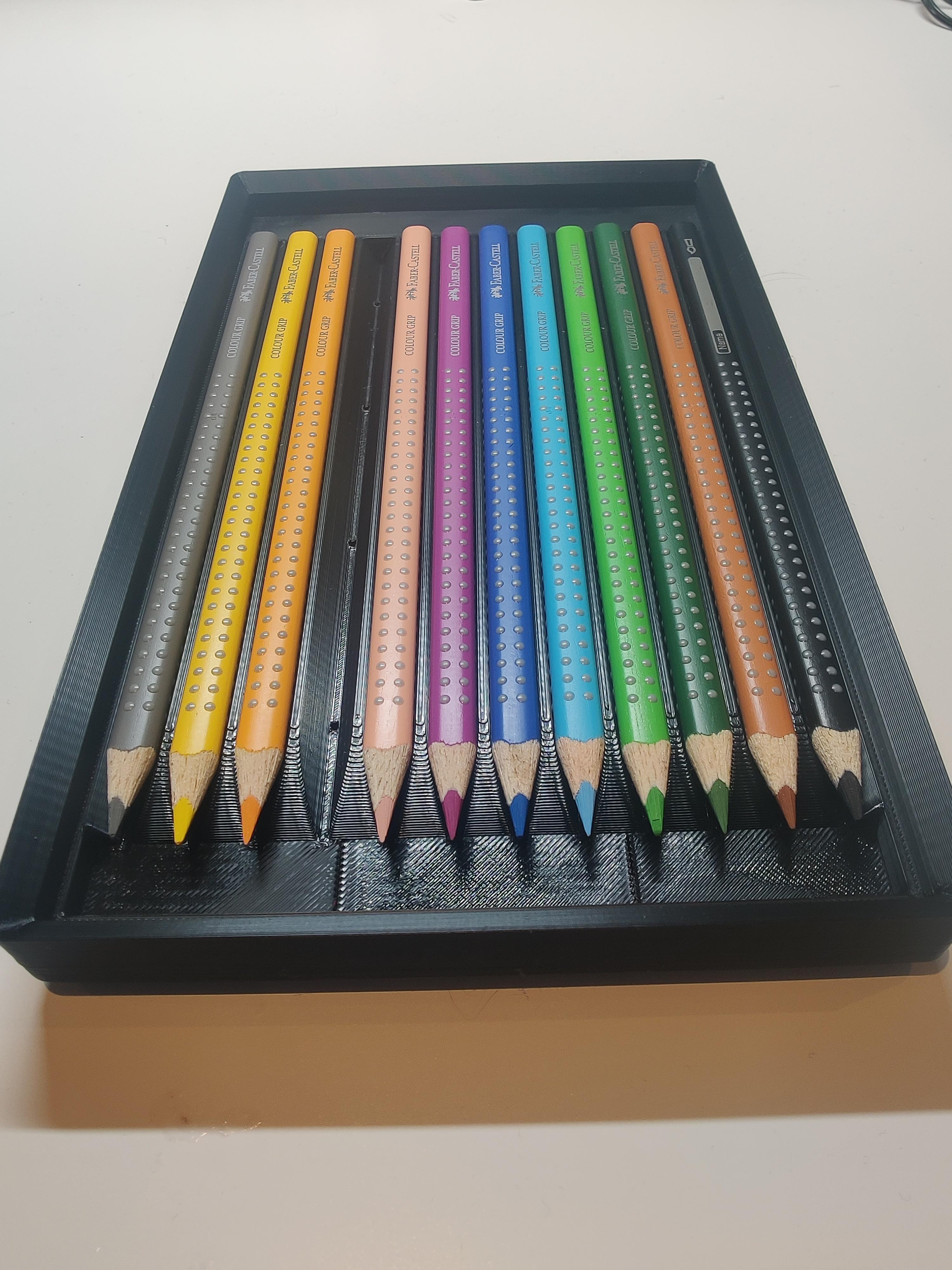 Farber Castell 12 Color Pencil Display 3d model