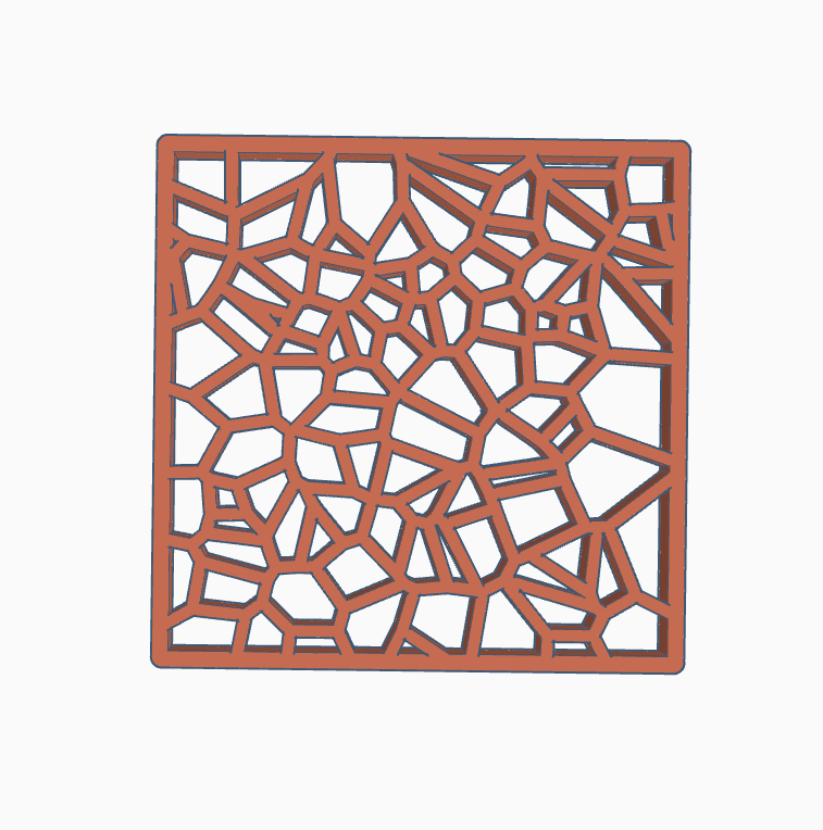 voronoi table decor 14.stl 3d model