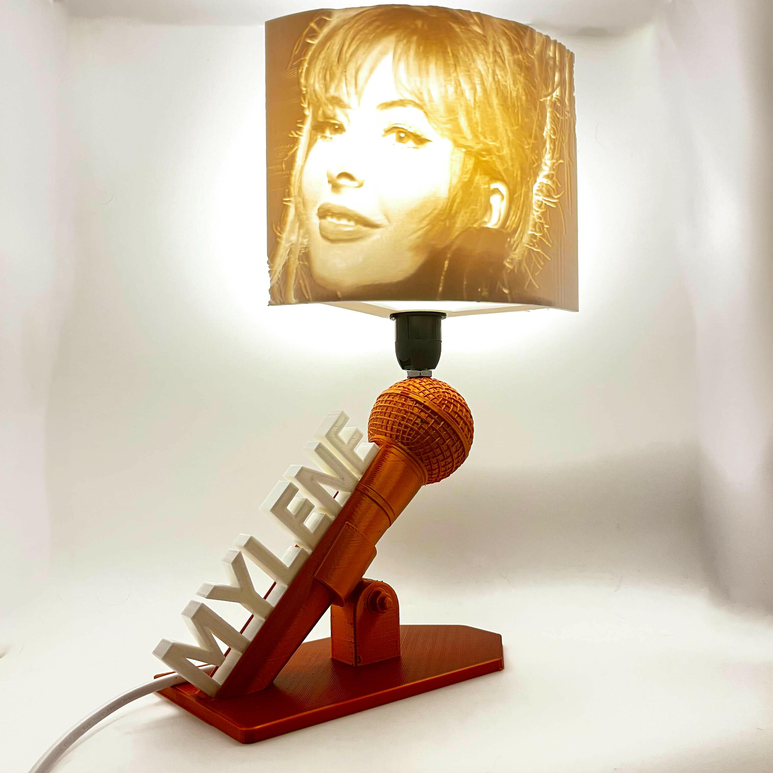 mylene-farmer-lamp-e14 3d model