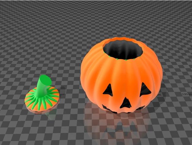 pumkin halloween deko 3d model