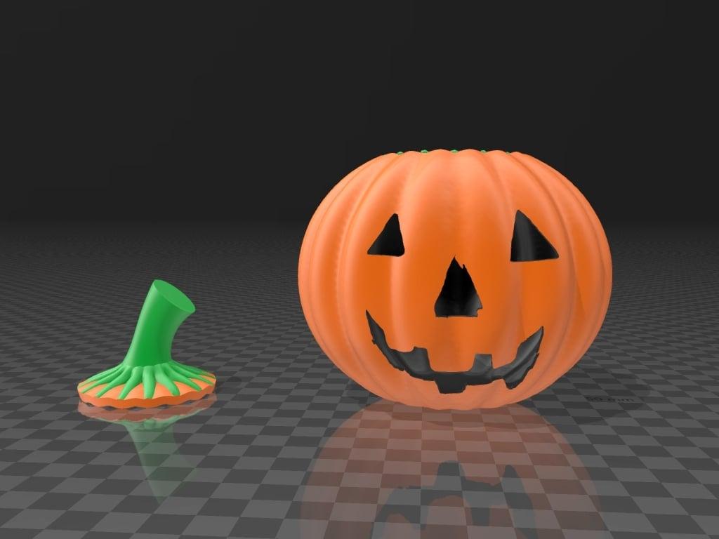 pumkin halloween deko 3d model