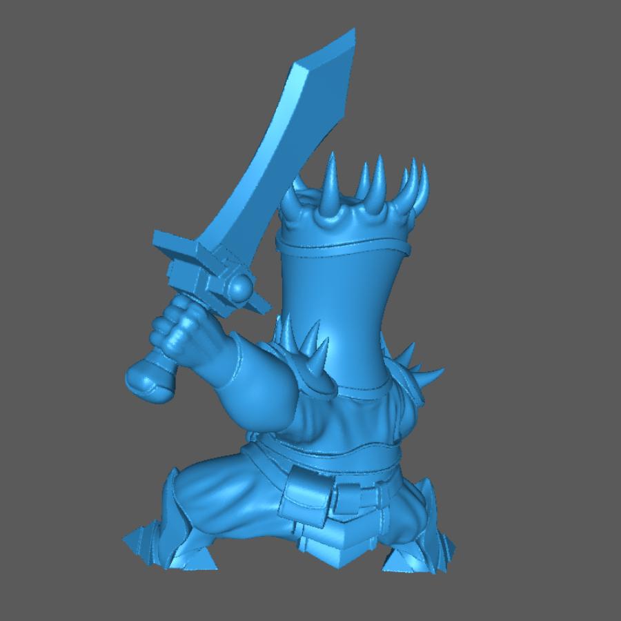 Chaos Dwarf Unit Leader 3d model