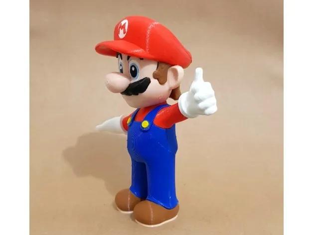 Mario from Super Mario videogames (Assembly Version) 3d model