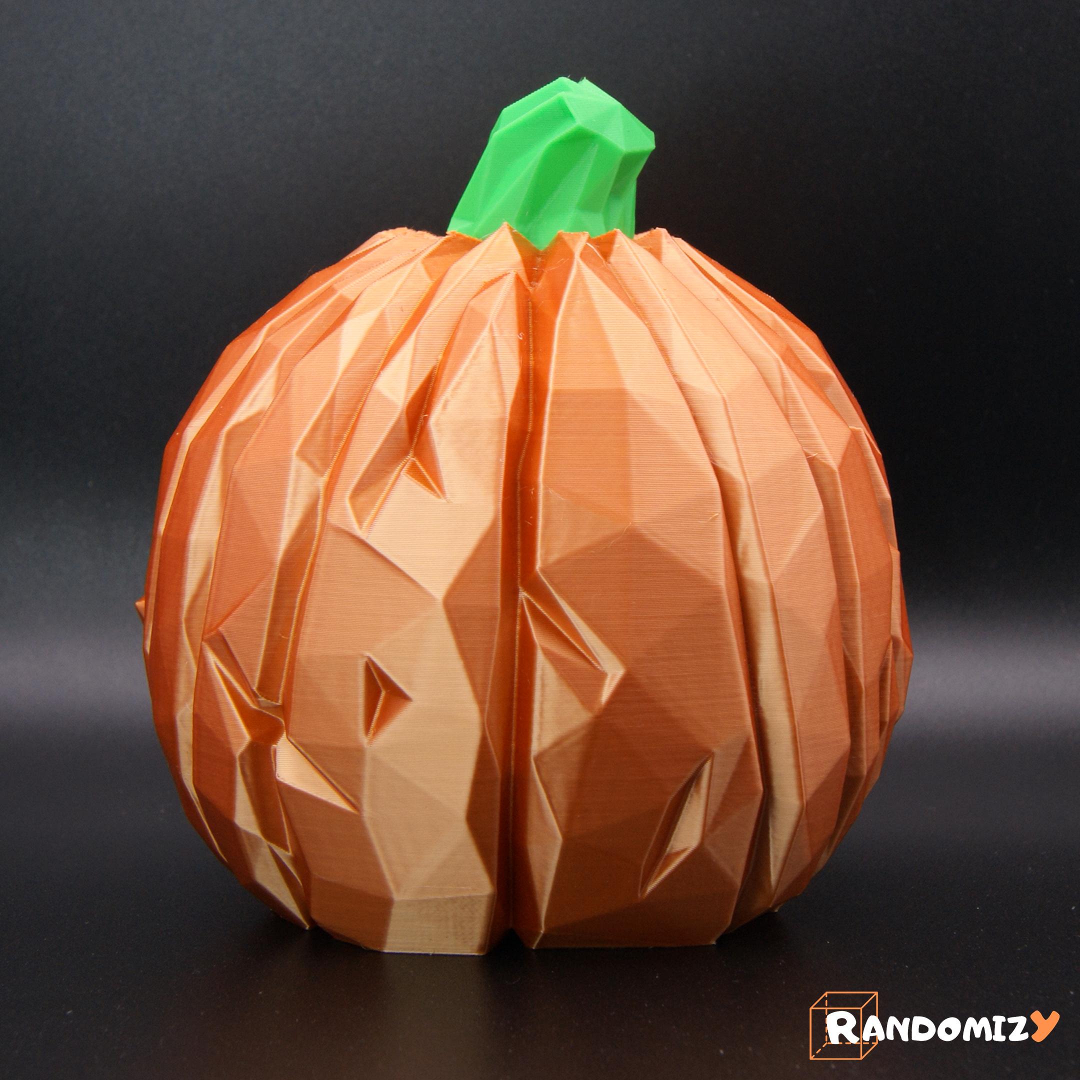 Pumpkin Skull - Low Poly 3d model