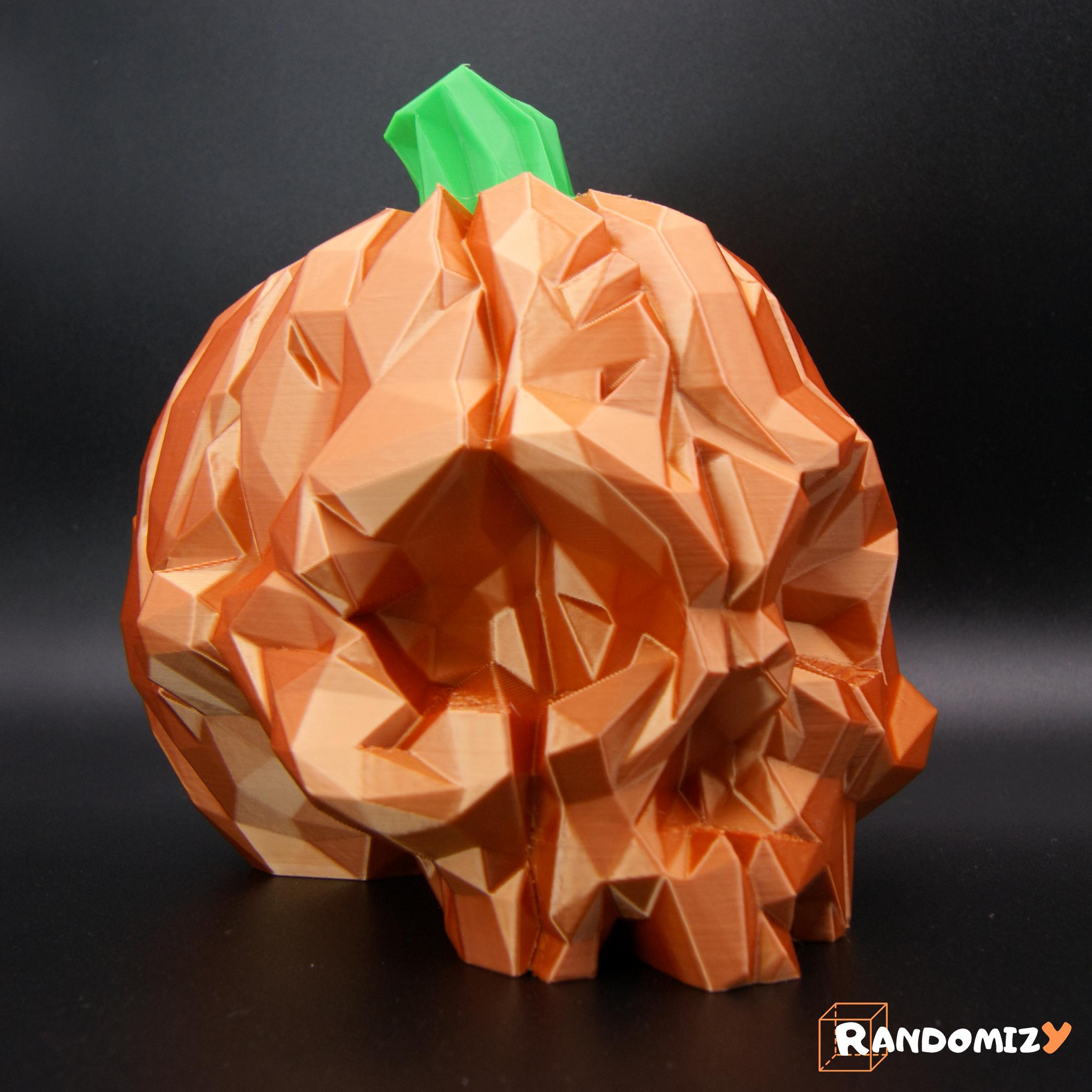 Pumpkin Skull - Low Poly 3d model