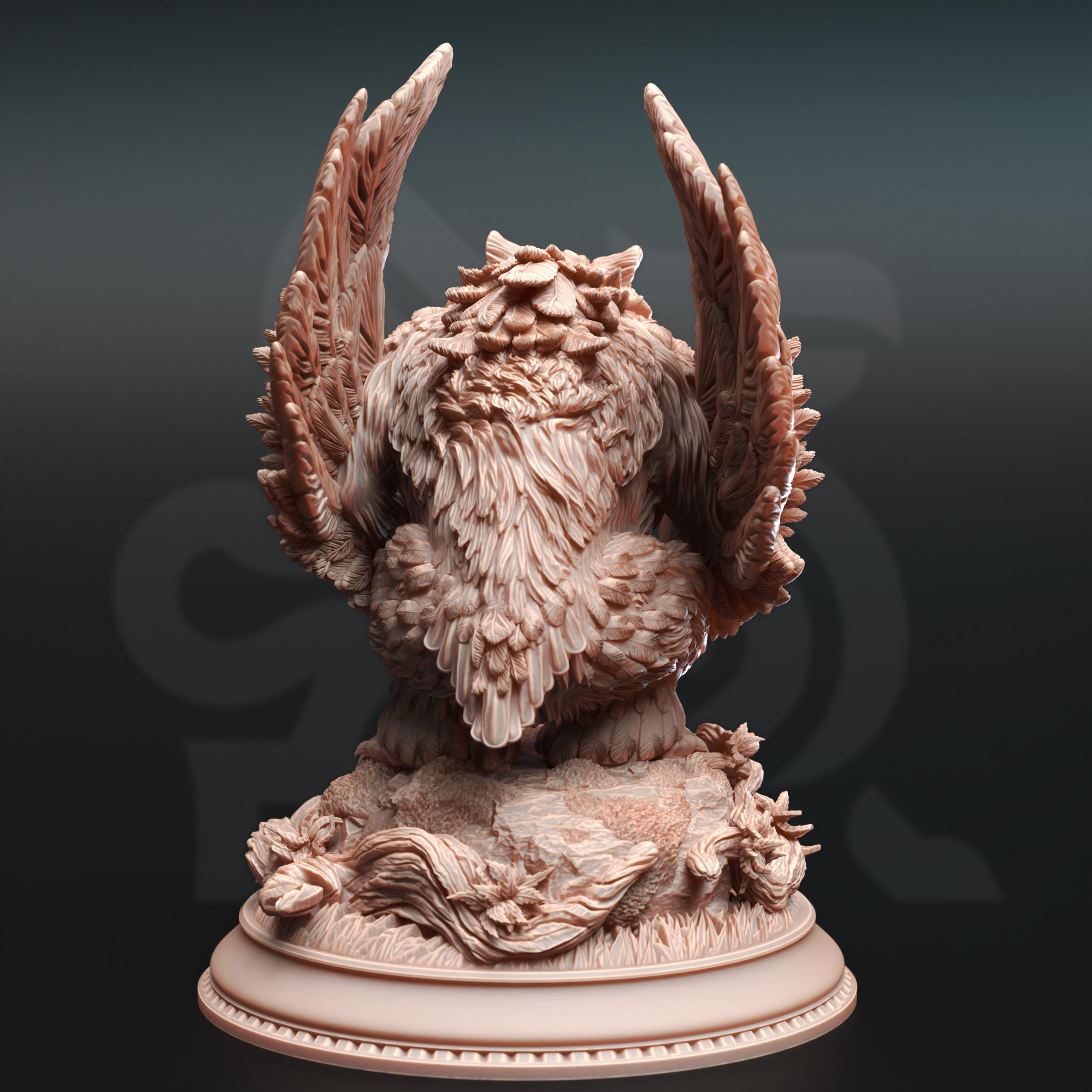 Northern Masked Owlbear - Sonatus Noctursa 3d model