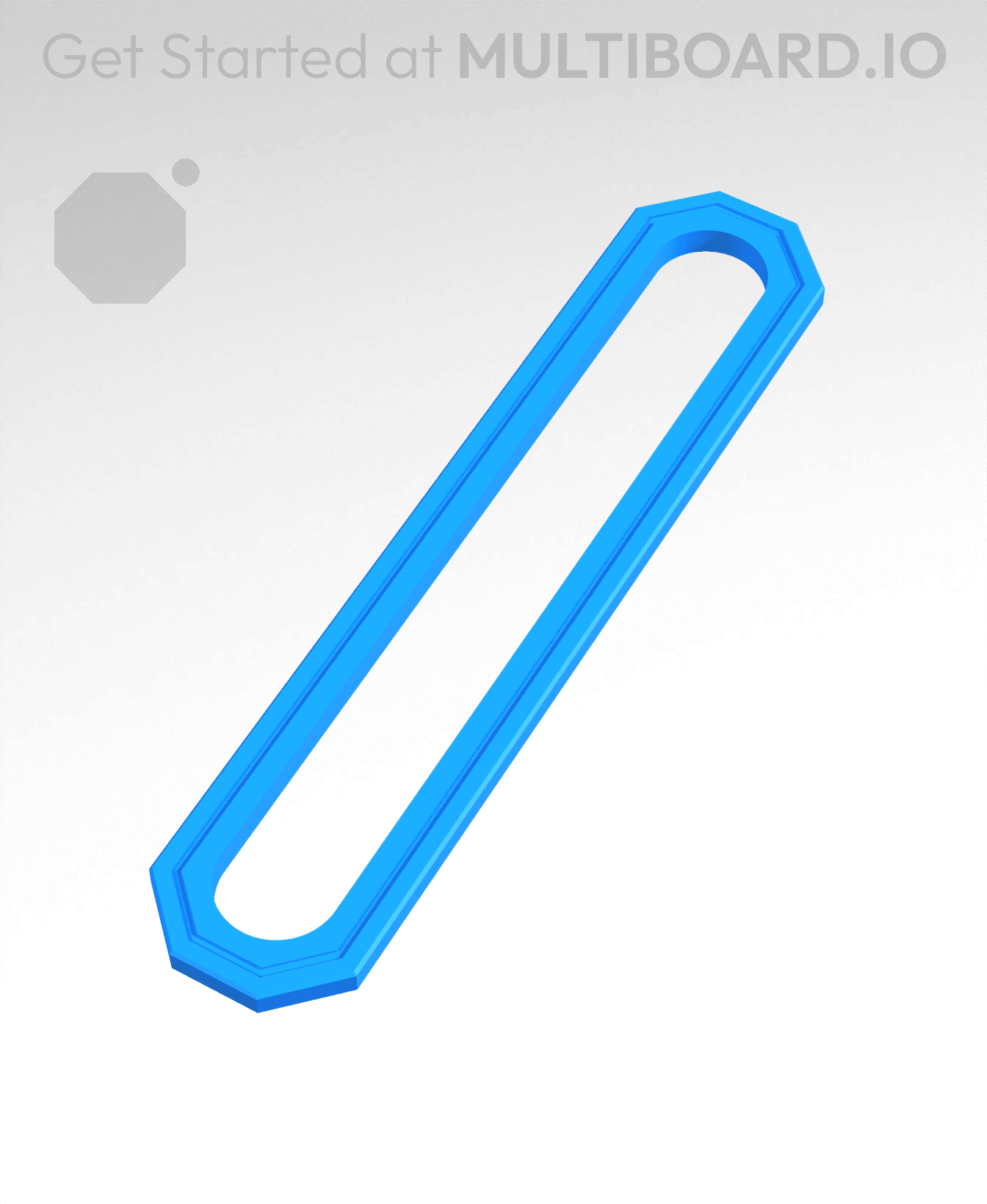 4 mm, Mid Sliding Bar 3d model