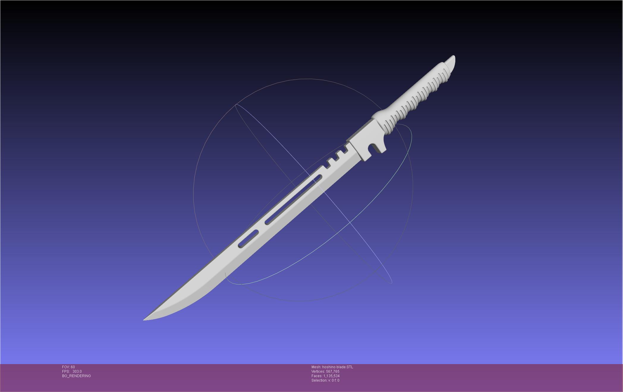 Kaiju No 8 Soshiro Hoshina Blade 3d model