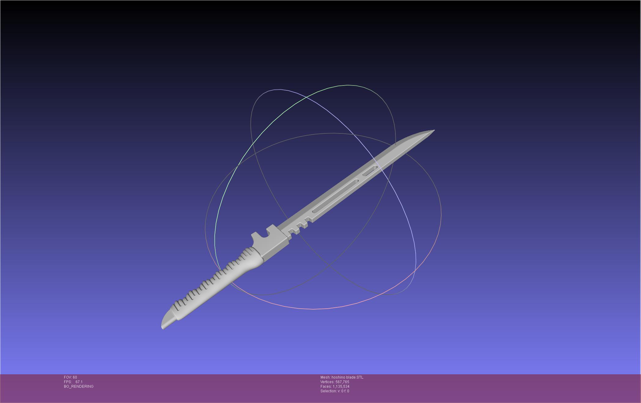 Kaiju No 8 Soshiro Hoshina Blade 3d model