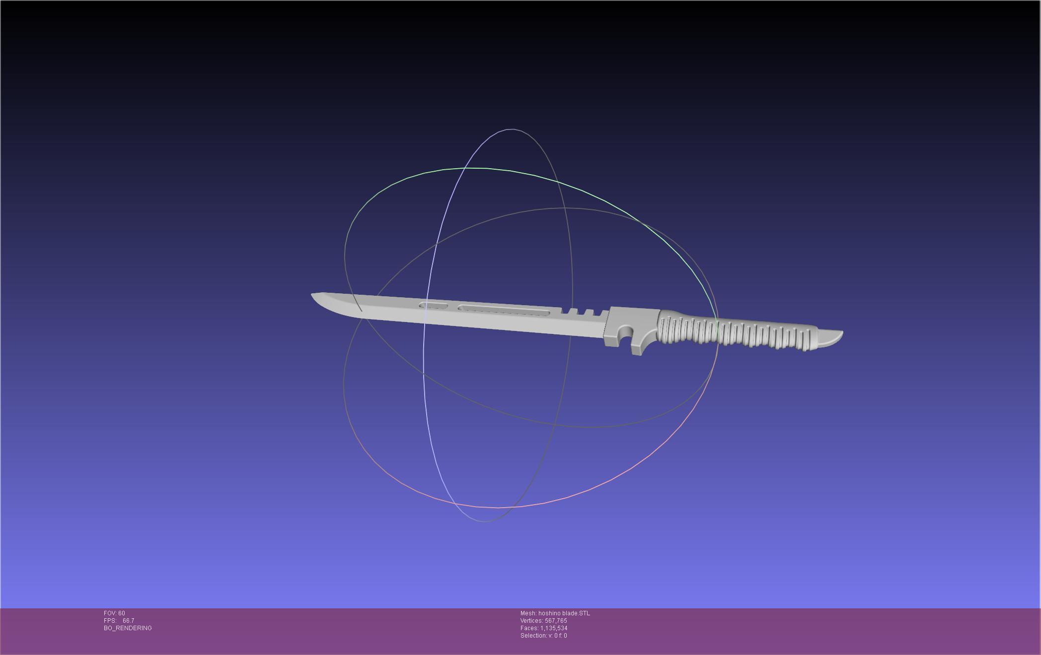 Kaiju No 8 Soshiro Hoshina Blade 3d model