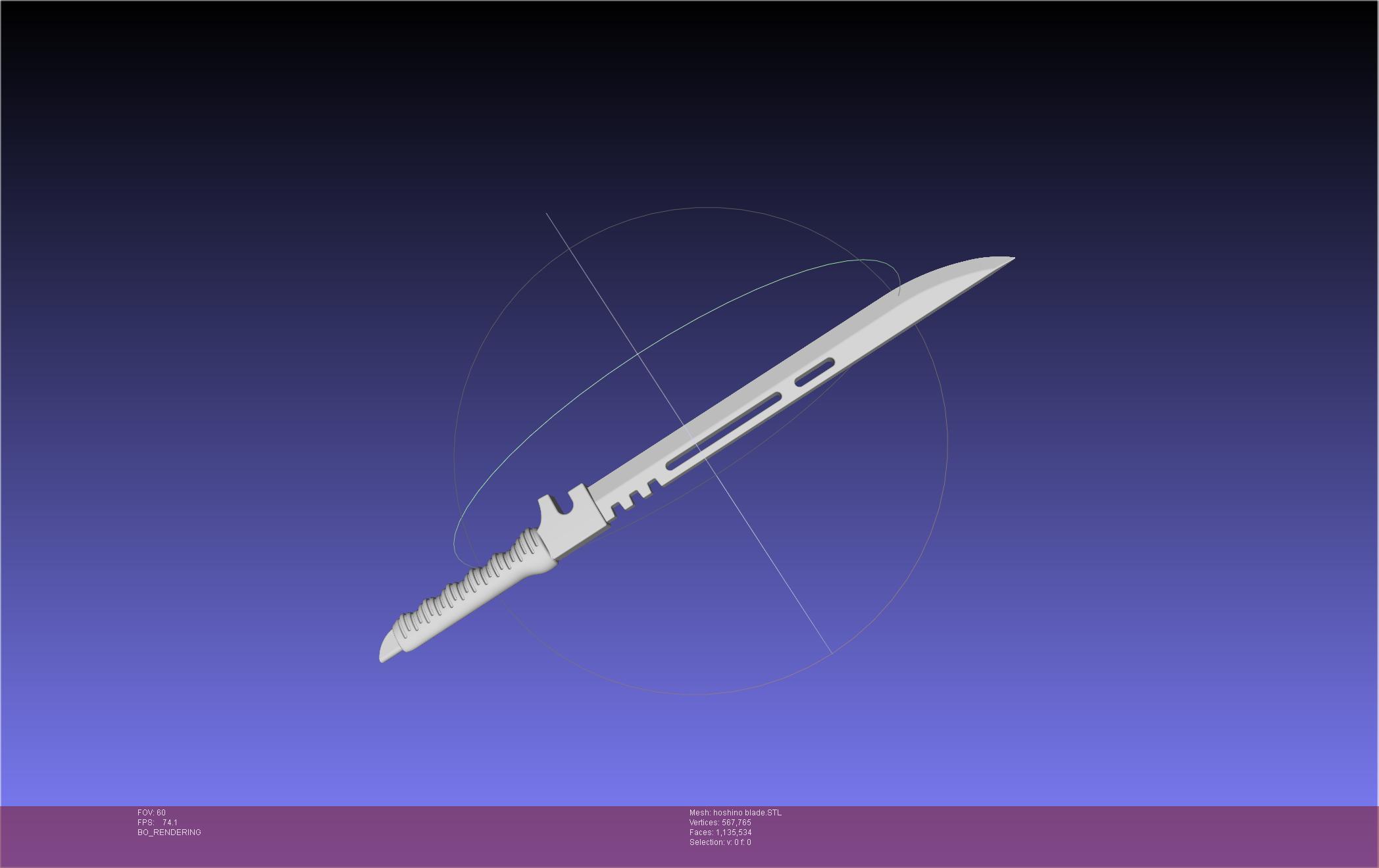 Kaiju No 8 Soshiro Hoshina Blade 3d model