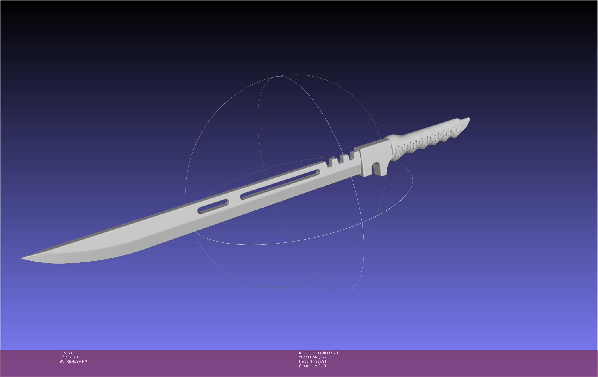 Kaiju No 8 Soshiro Hoshina Blade 3d model