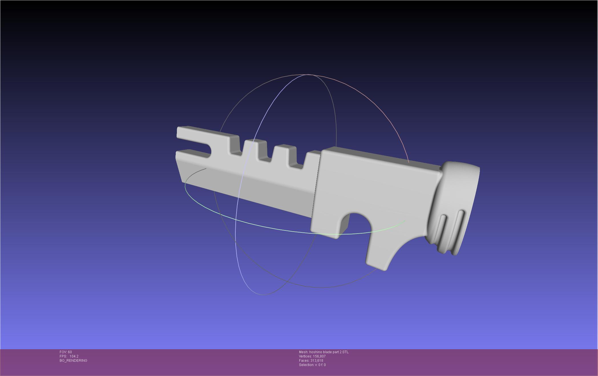 Kaiju No 8 Soshiro Hoshina Blade 3d model