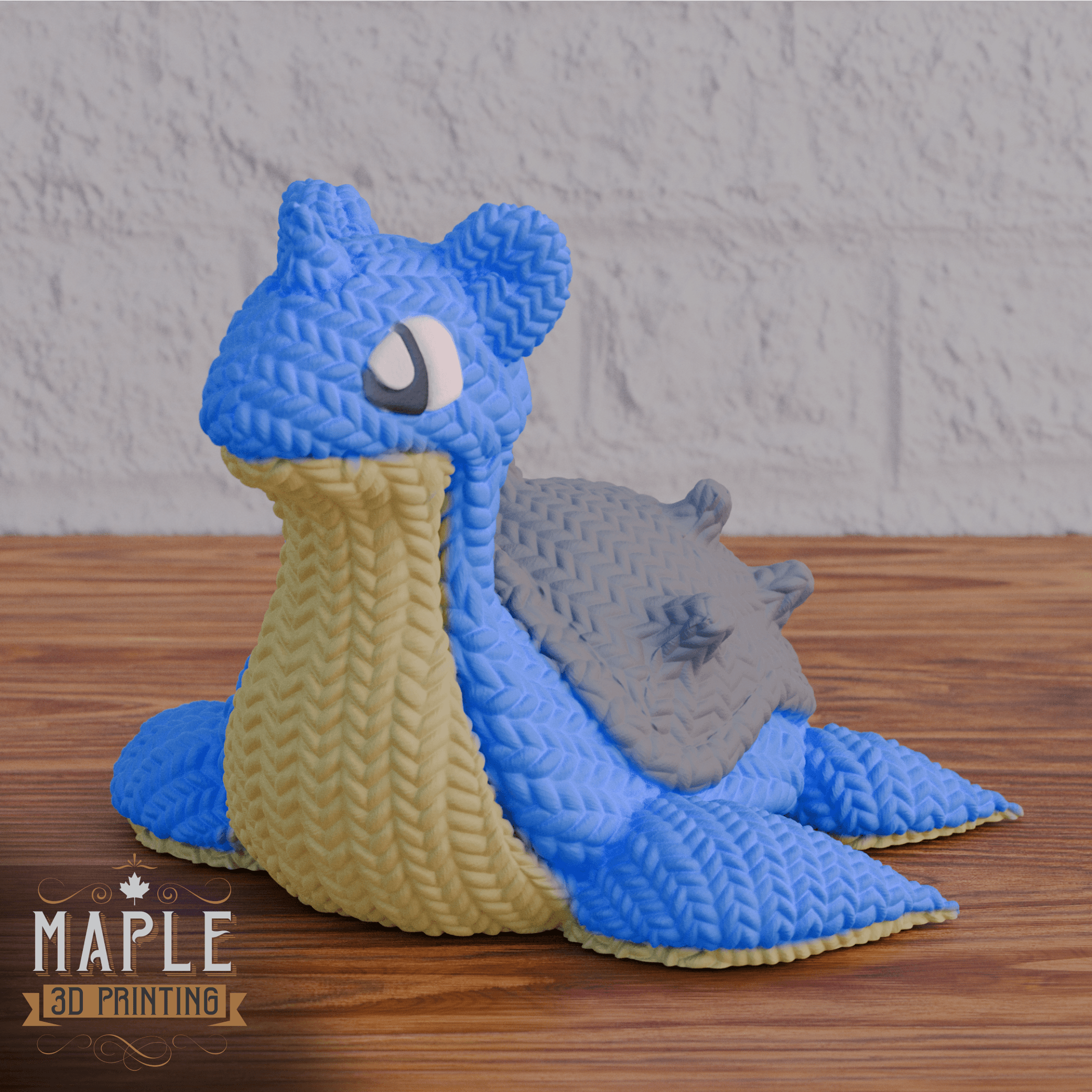 Knit Lapras.3mf 3d model