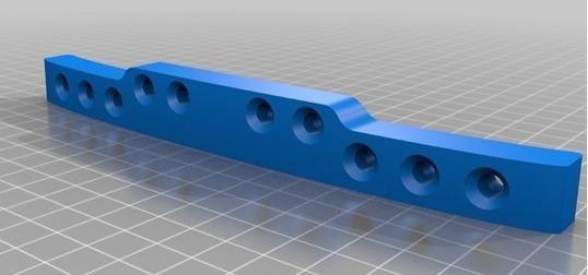 traxxas slash RPM front bumper 3d model