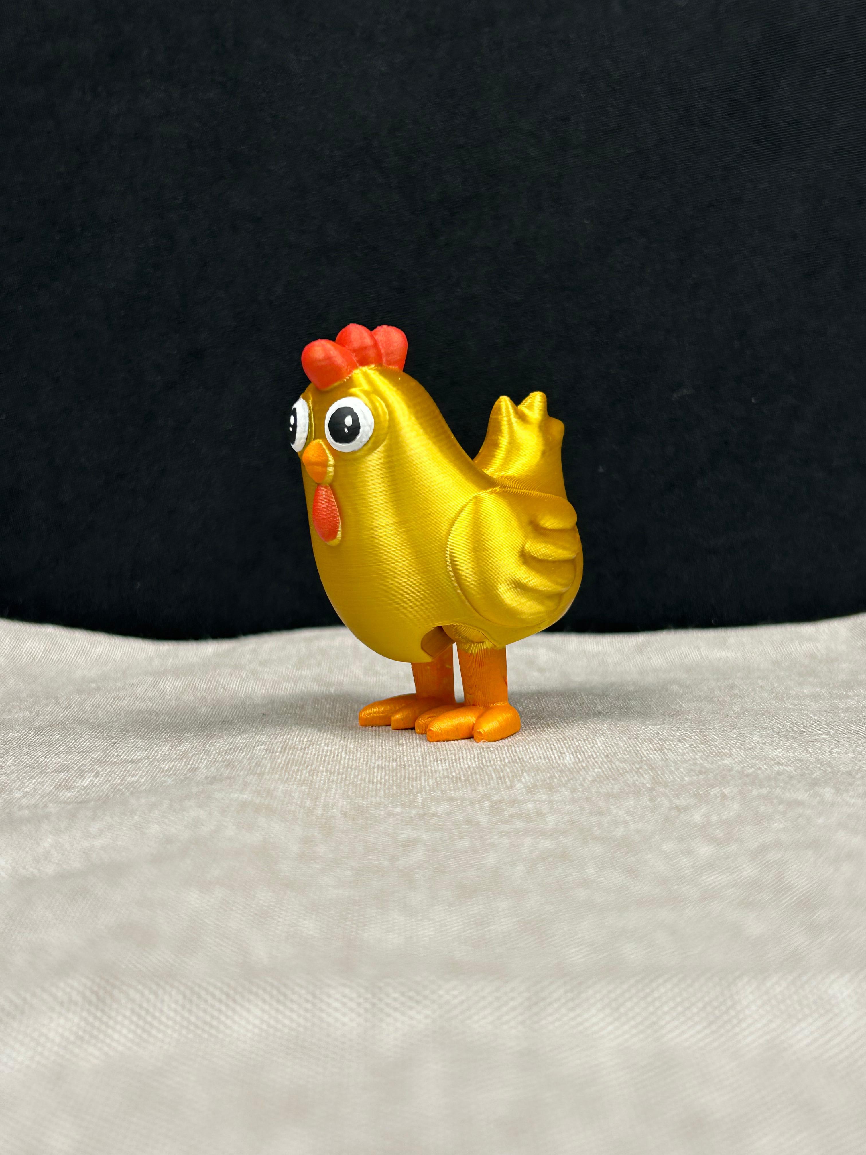 Sit or Stand Chicken 3d model