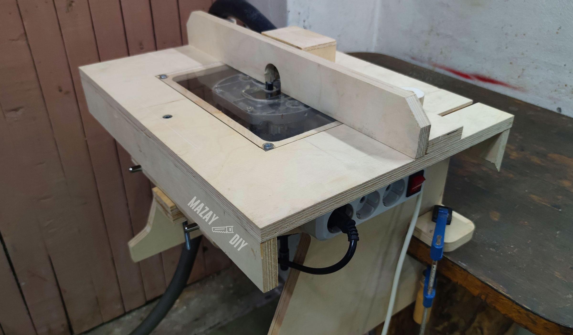 DIY router table 3d model