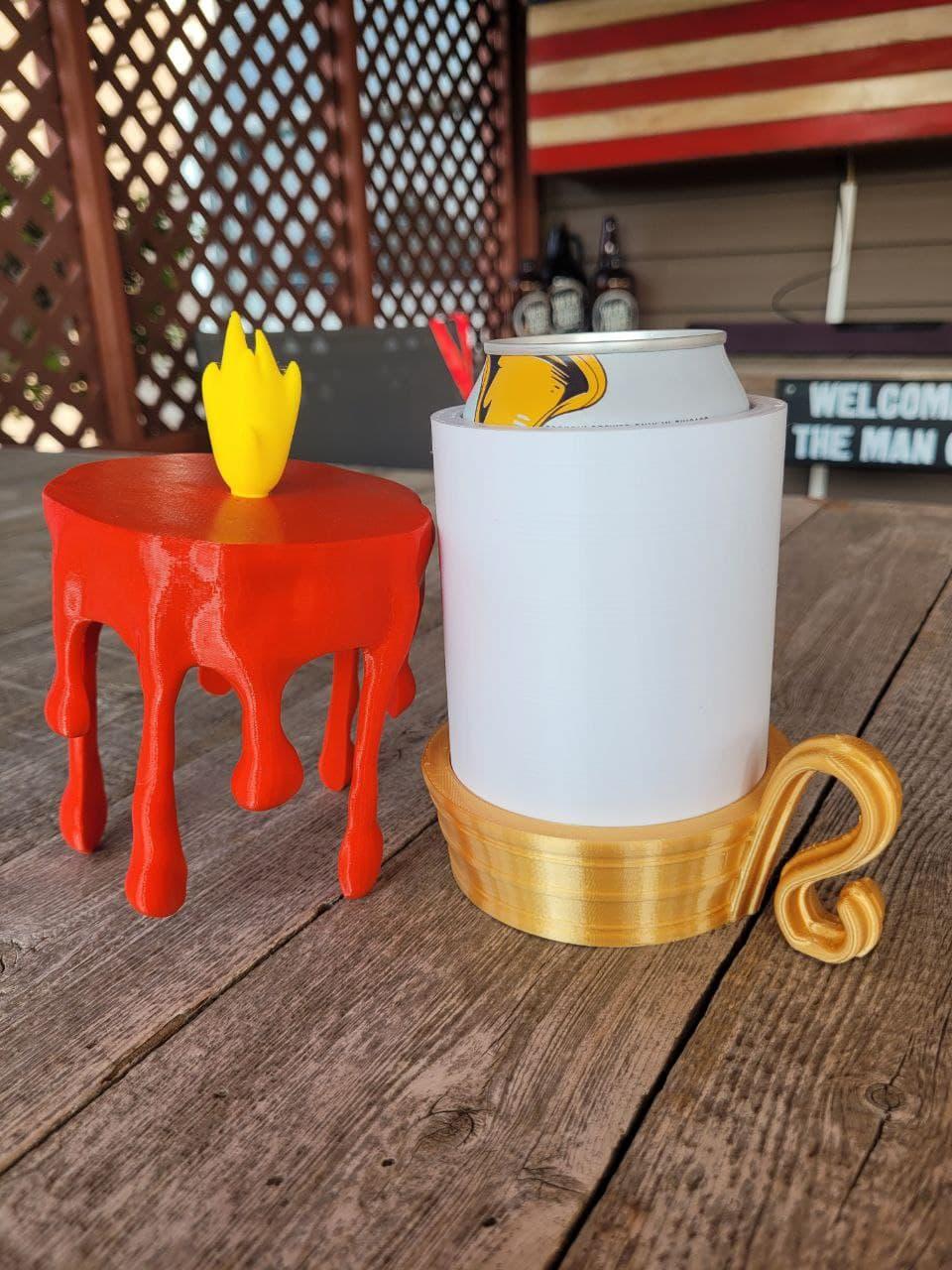 Bloody Candle Koozie / Stash Container 3d model