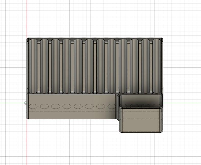 MakeUp: Another Pencil and Eraser holder 3d model