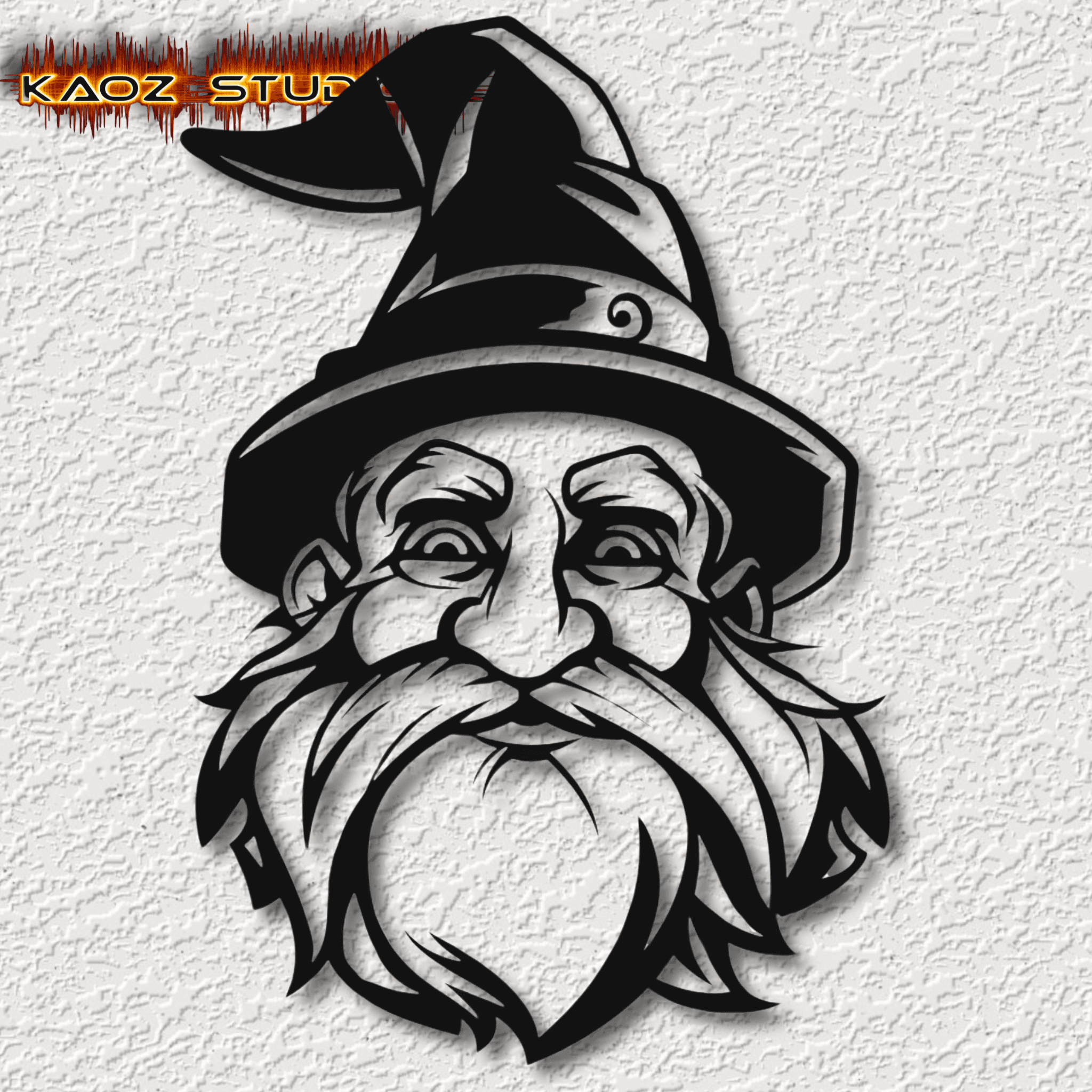 warlock gnome wall art witch warlock wall decor fantasy wall decortion 3d model