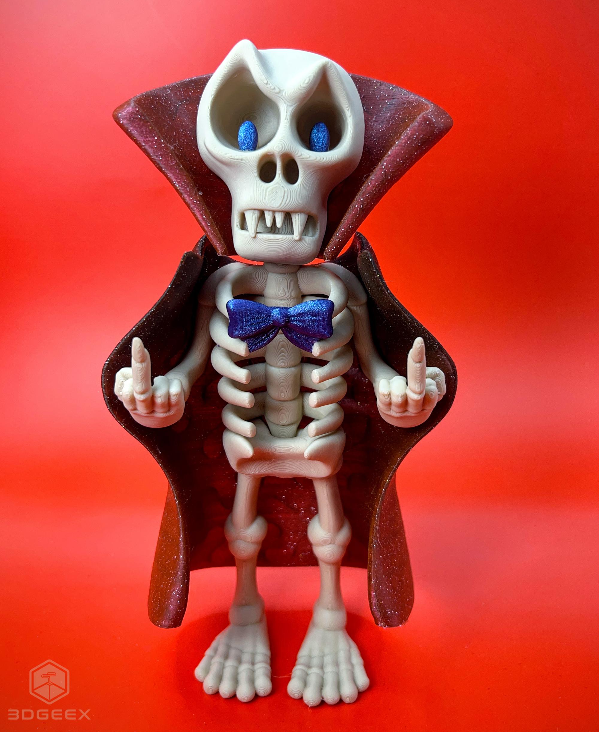 Vampire Skeleton 3d model