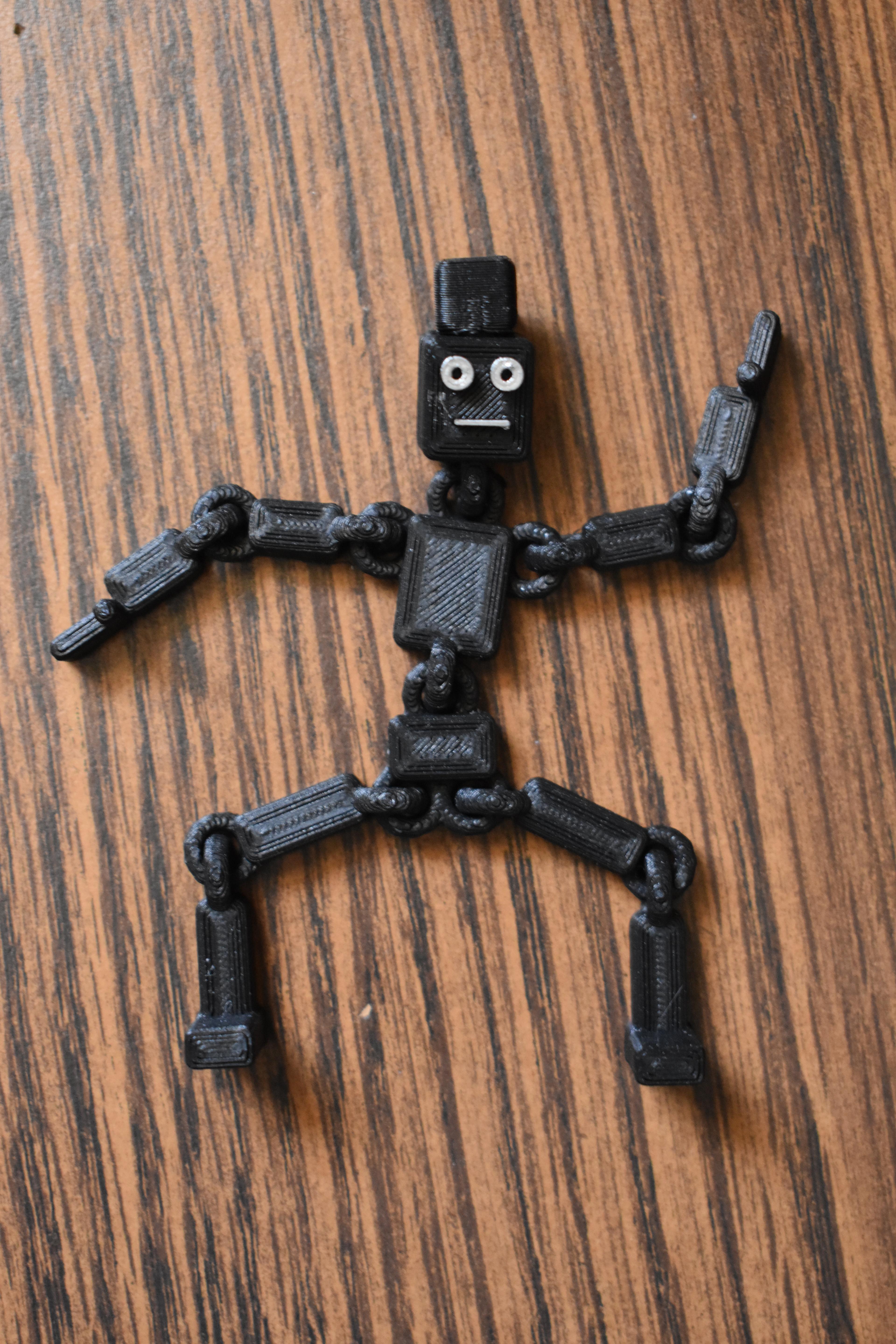 Print-In-Place Ragdoll Bot 3d model