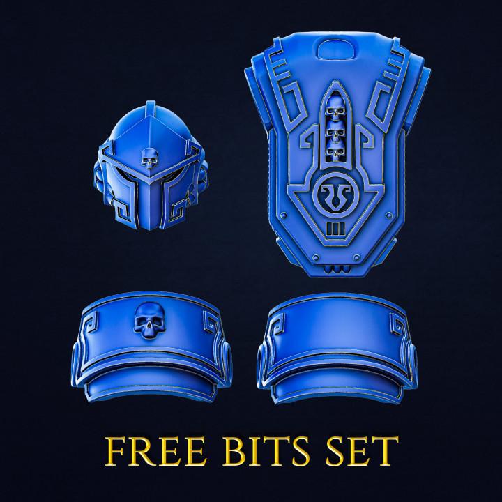 Legio Prima Victrix Promo Bits Set 3d model