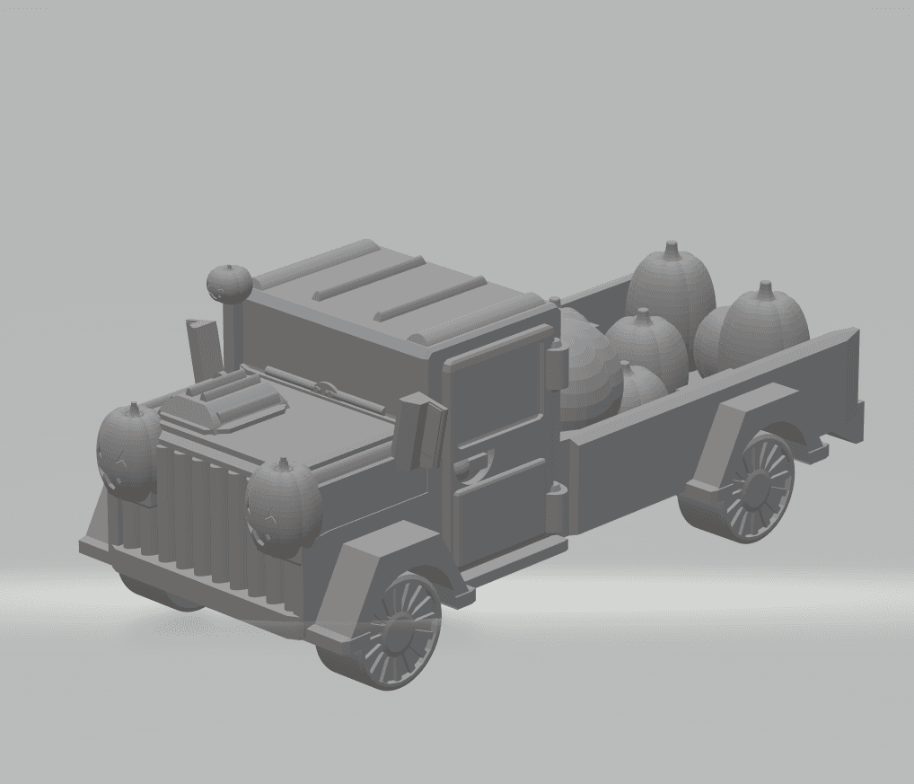 FHW: Mini Town Truck (Jason V) 3d model