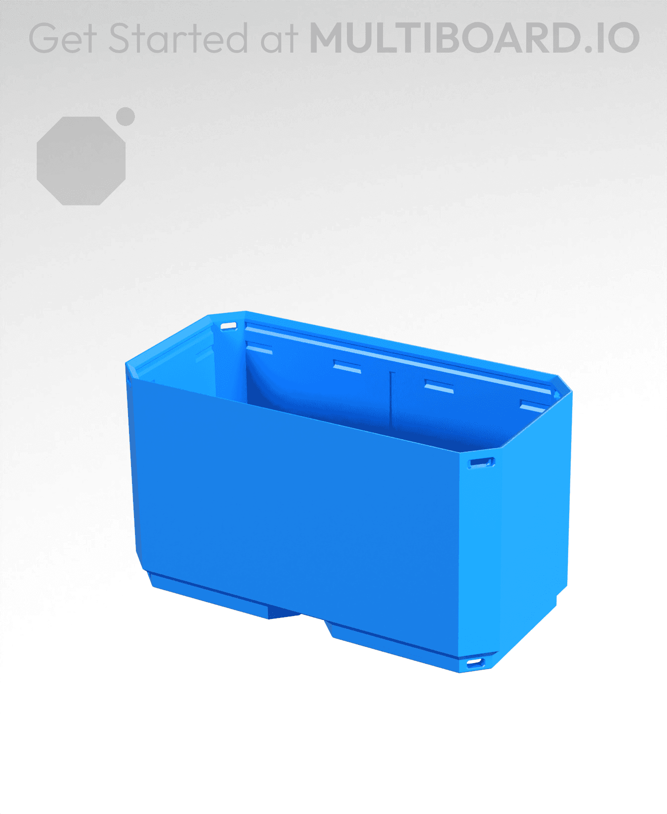 2x1x1, Thread Base, Multigrid Bin 3d model