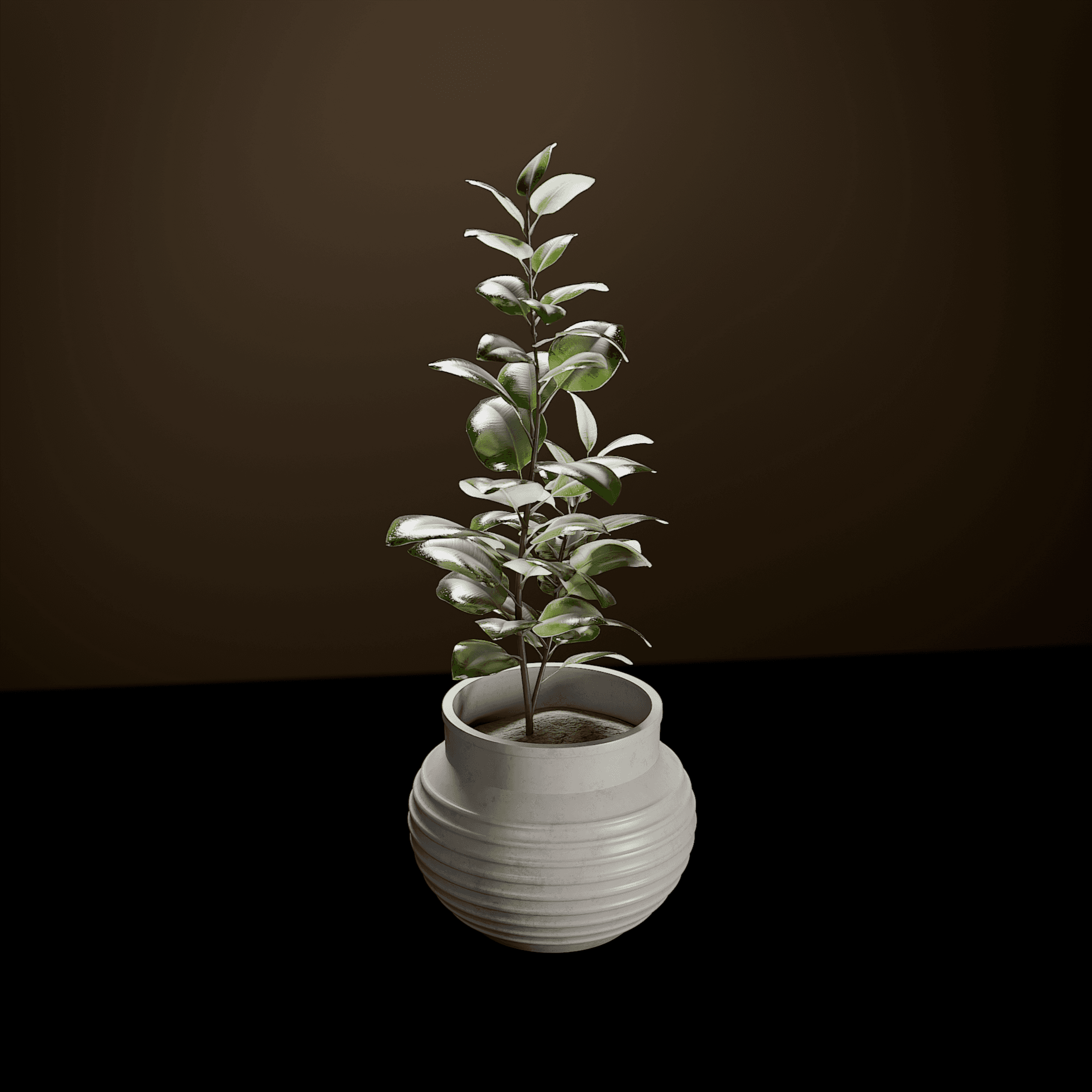 Planter - Desktop Planter 06 3d model