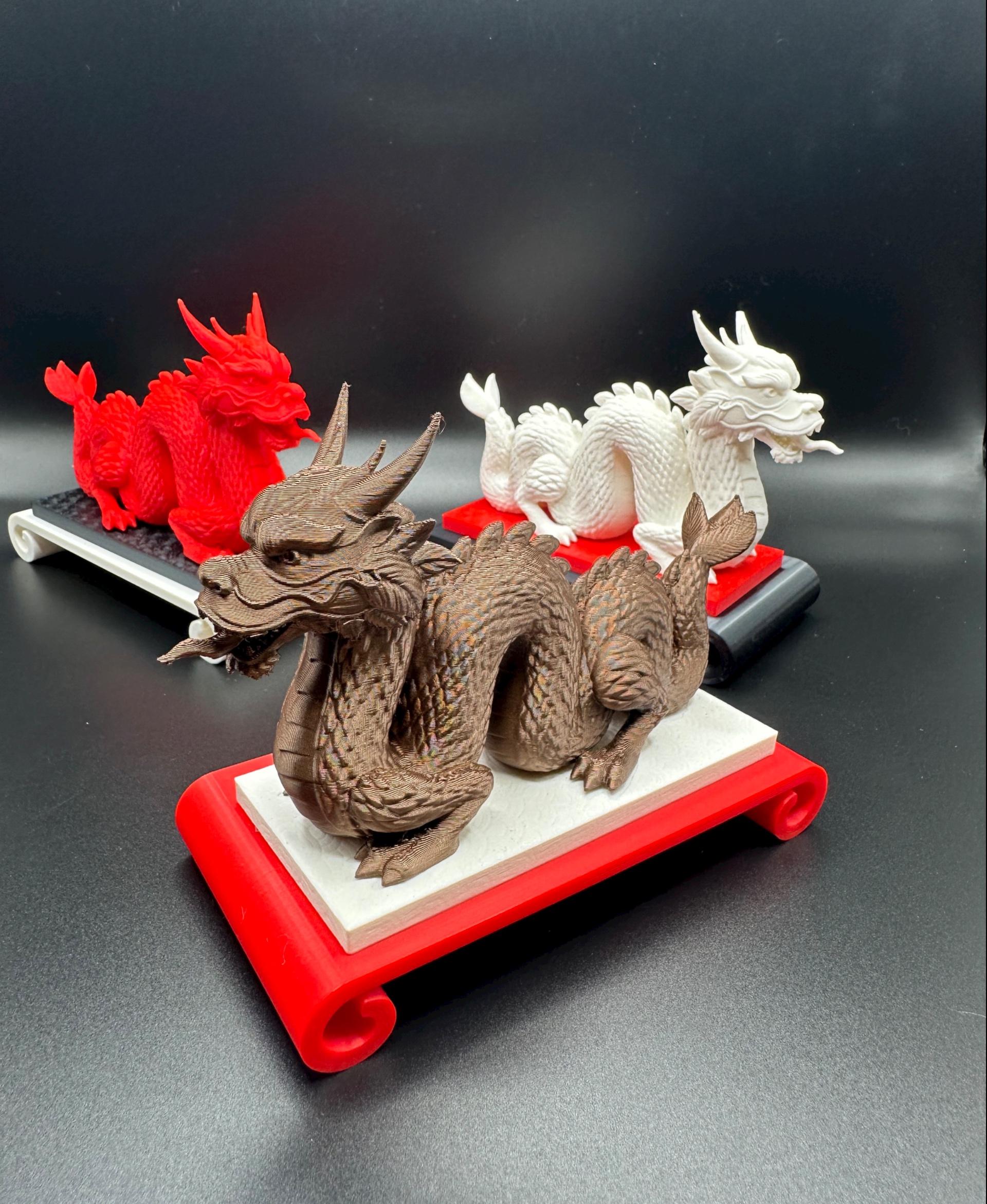 Chinese Dragon -Platform Statue 3d model